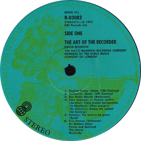 David Munrow : The Art Of The Recorder (2xLP, Album, Club, RE)