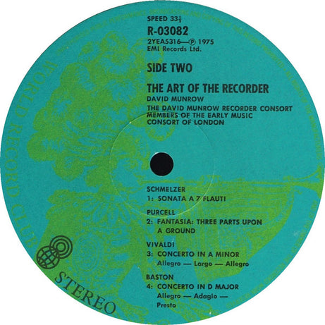 David Munrow : The Art Of The Recorder (2xLP, Album, Club, RE)