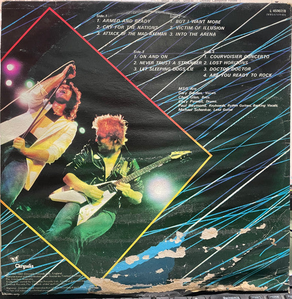 The Michael Schenker Group : One Night At Budokan (2xLP, Album, Gat)