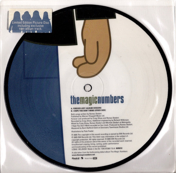 The Magic Numbers : Forever Lost (7", Single, Ltd, Pic)