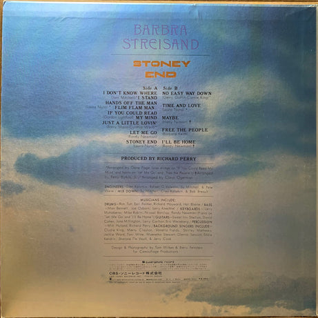 Barbra Streisand : Stoney End (LP, Album, Quad)