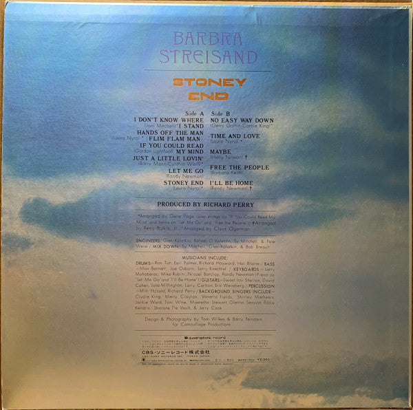 Barbra Streisand : Stoney End (LP, Album, Quad)