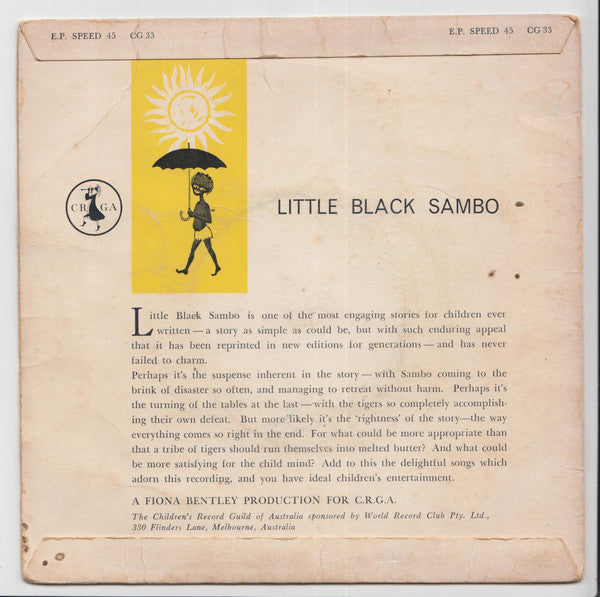 Ray Ellington : Little Black Sambo (7", EP, Mono, Club, RE)