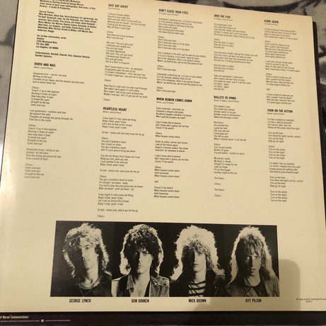 Dokken : Tooth And Nail (LP, Album)