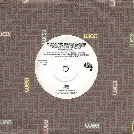 Prince And The Revolution : Kiss (7", Single)
