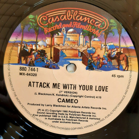 Cameo : Attack Me With Your Love (12")
