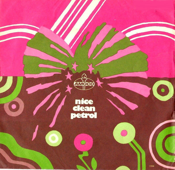 Allan Johnston / Sharon Redd & Groove Myers : Amoco: Nice Clean Petrol (Flexi, 7", S/Sided, Promo, Red)