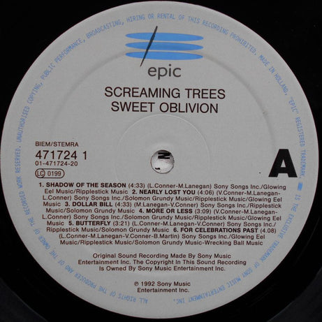 Screaming Trees : Sweet Oblivion (LP, Album)