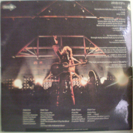 Neil Diamond : Hot August Night (2xLP, Album, Gat)