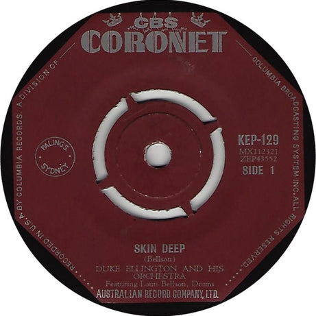 Duke Ellington And His Orchestra : Skin Deep (7", Single)