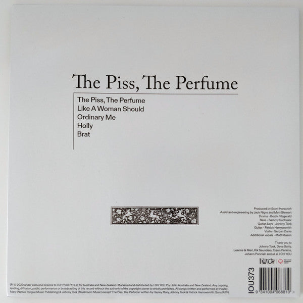 Hayley Mary : The Piss, The Perfume (10", EP)