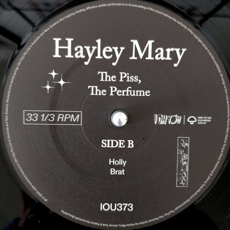 Hayley Mary : The Piss, The Perfume (10", EP)