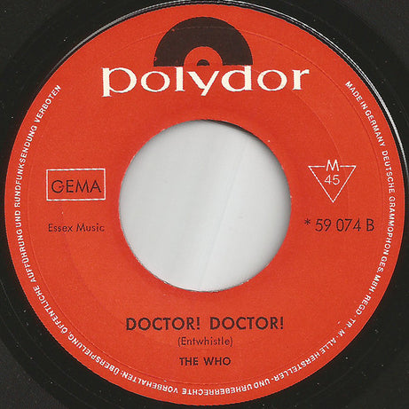 The Who : Pictures Of Lily / Doctor! Doctor! (7", Single, Mono)