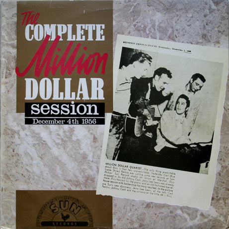 The Million Dollar Quartet : The Complete Million Dollar Session December 4th 1956  (2xLP, Album)