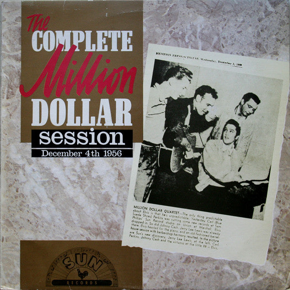 The Million Dollar Quartet : The Complete Million Dollar Session December 4th 1956  (2xLP, Album)