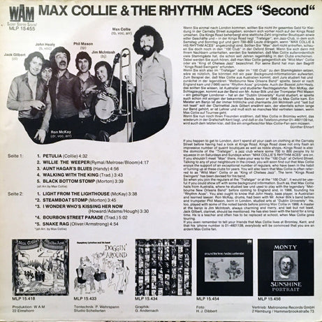 Max Collie Rhythm Aces : Second (LP)