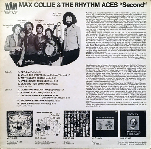Max Collie Rhythm Aces : Second (LP)