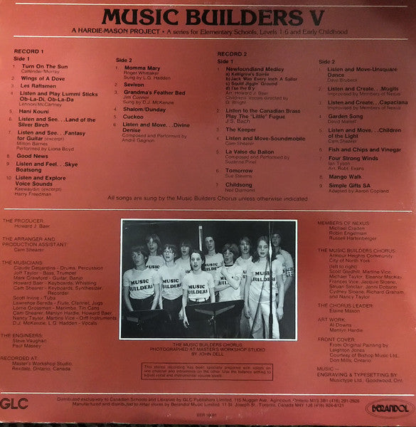 Music Builders Chorus : Music Builders V: A Hardie-Mason Project (2xLP, Gat)