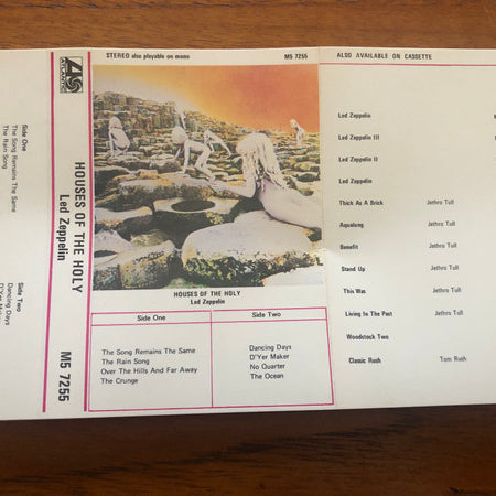 Led Zeppelin : Houses Of The Holy (Cass, Album)