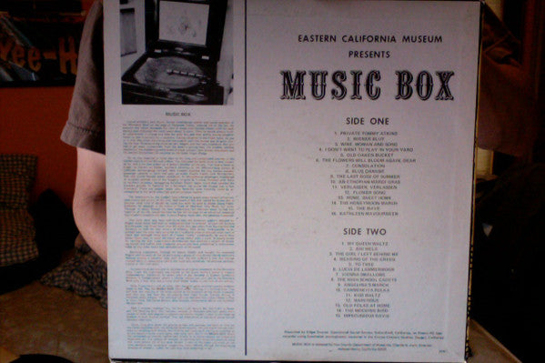 Unknown Artist : Music Box (LP, Album, Mono)