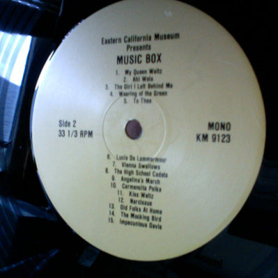 Unknown Artist : Music Box (LP, Album, Mono)