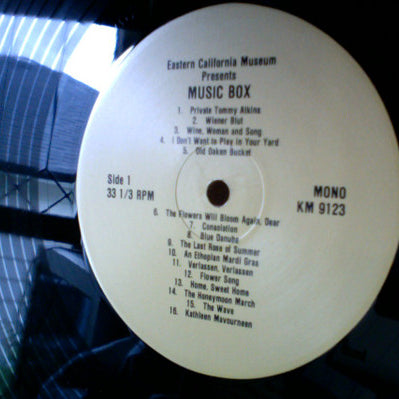 Unknown Artist : Music Box (LP, Album, Mono)