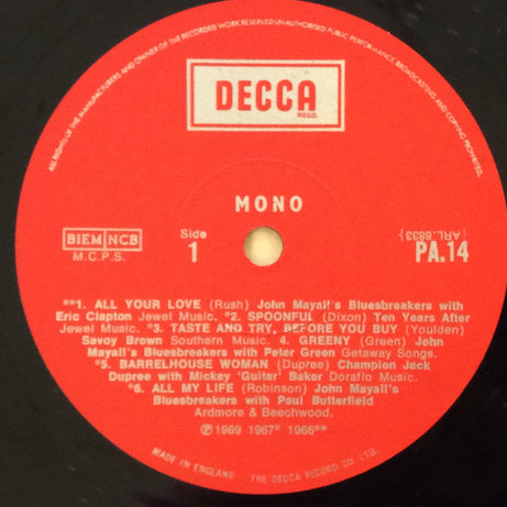 Various : The World Of Blues Power (LP, Comp, Mono)