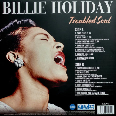 Billie Holiday : Troubled Soul (LP, Comp)