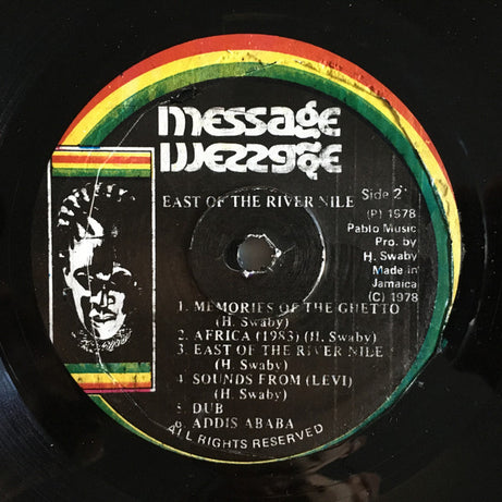 Augustus Pablo : East Of The River Nile (LP, Album, RP)