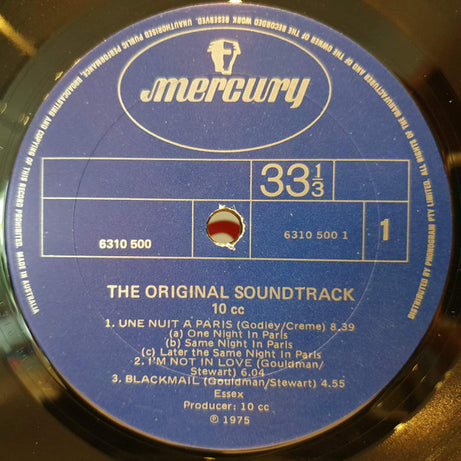 10cc : The Original Soundtrack (LP, Album)