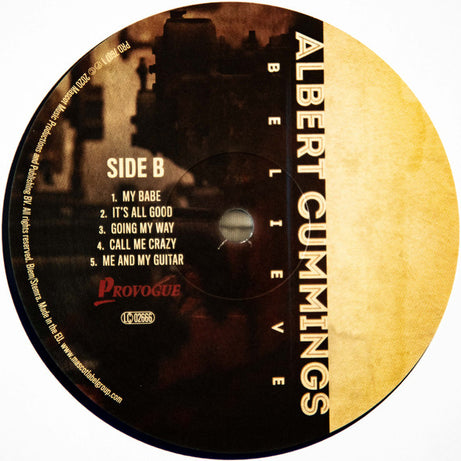 Albert Cummings : Believe (LP, Album, Ltd, Blu)
