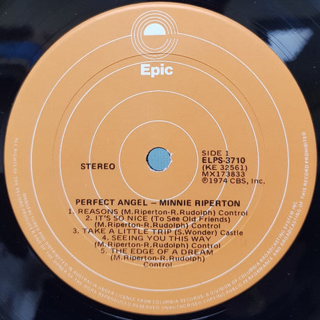 Minnie Riperton : Perfect Angel (LP, Album)