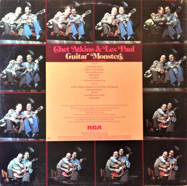 Chet Atkins And Les Paul : Guitar Monsters (LP, Album)