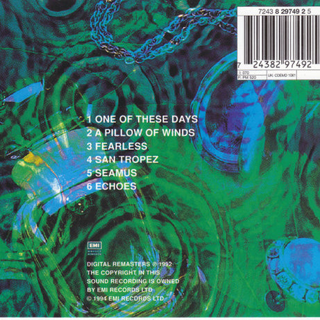 Pink Floyd : Meddle (CD, Album, RE, RM)