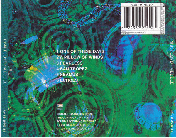 Pink Floyd : Meddle (CD, Album, RE, RM)