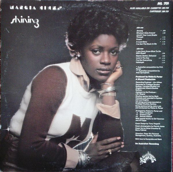 Marcia Hines : Shining (LP, Album)