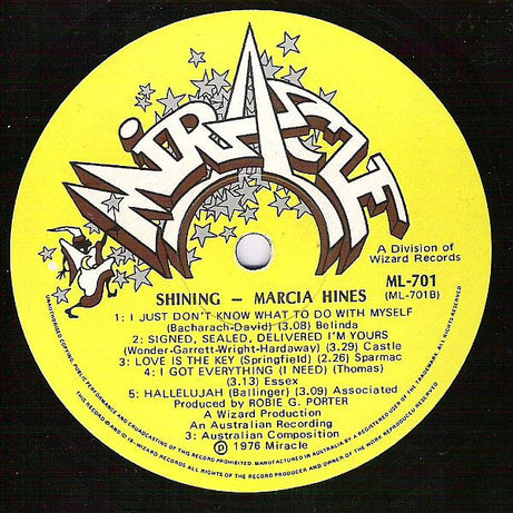 Marcia Hines : Shining (LP, Album)