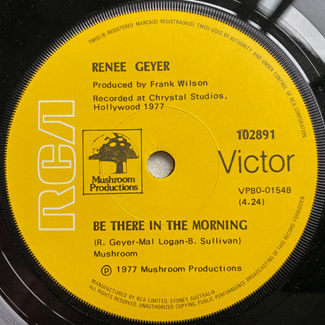 Renee Geyer : Stares And Whispers (7", Single)