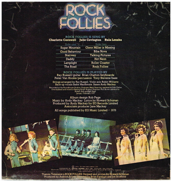 Charlotte Cornwell, Julie Covington And Rula Lenska : Rock Follies (LP, Album)