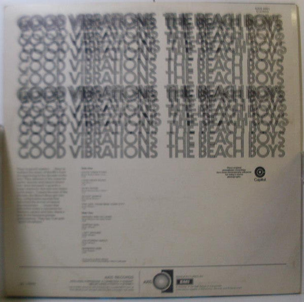 The Beach Boys : Good Vibrations (LP, Comp, RE)