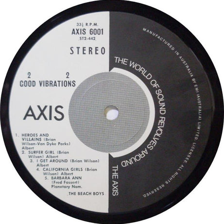 The Beach Boys : Good Vibrations (LP, Comp, RE)