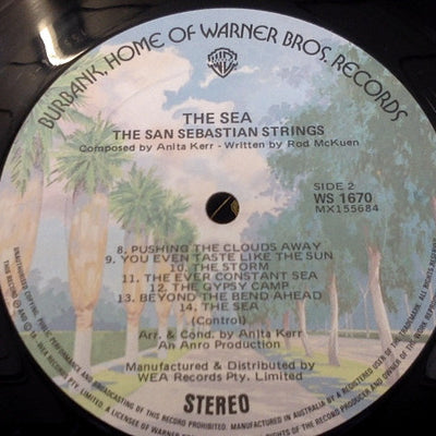 Anita Kerr, Rod McKuen / The San Sebastian Strings : The Sea (LP, Album, RE)