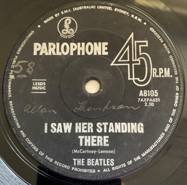 The Beatles : Love Me, Do (7", Single, Mono)