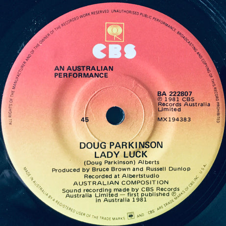 Doug Parkinson : Small Talk (7")