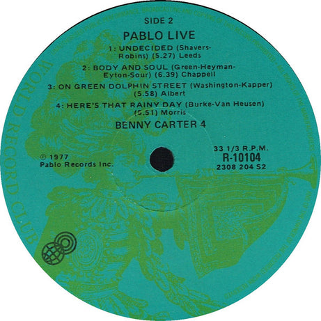 Benny Carter 4 : Montreux '77 (LP, Album, Club)