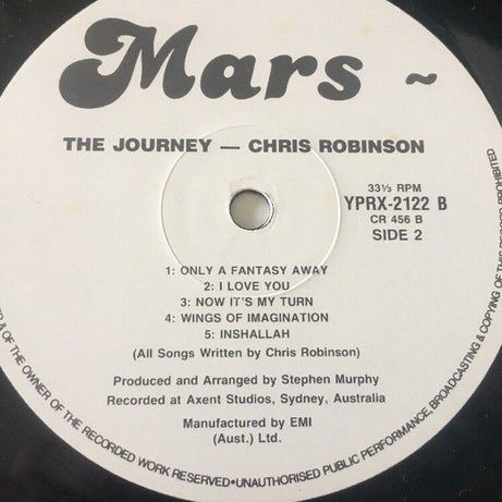Chris Robinson (33) : The Journey (LP)