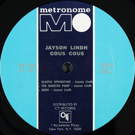 Jayson Lindh* : Cous Cous (LP, Album, Pit)