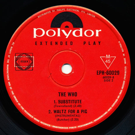 The Who : The Who (7", EP, Mono, Lab)