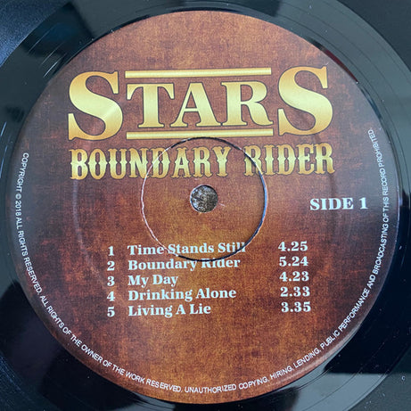 Stars (6) : Boundary Rider (LP, Album)
