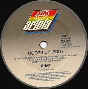 Snap! : Ooops Up (7", Single)